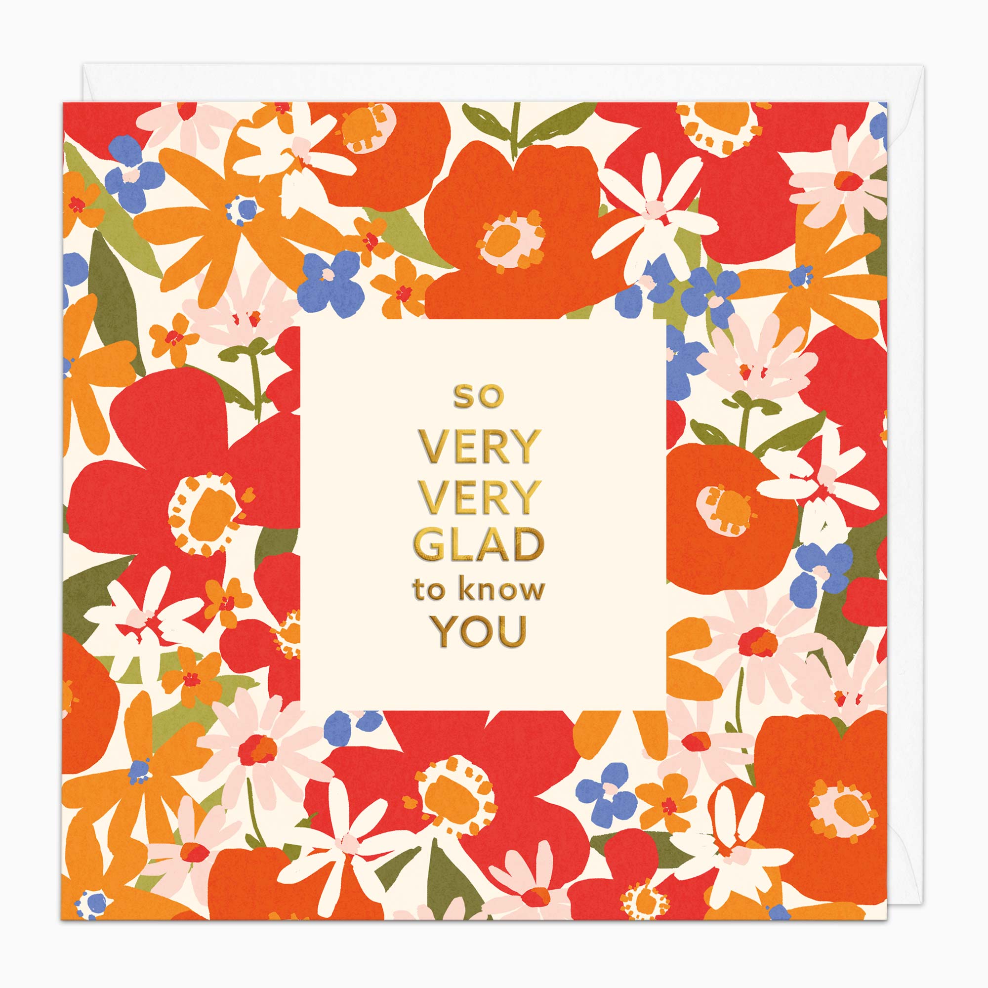 Greeting Card-G461 - So Very Very Glad To Know You Card-Whistlefish