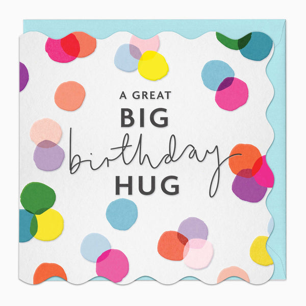 Greeting Card-G464 - A Great Big Birthday Hug Card-Whistlefish