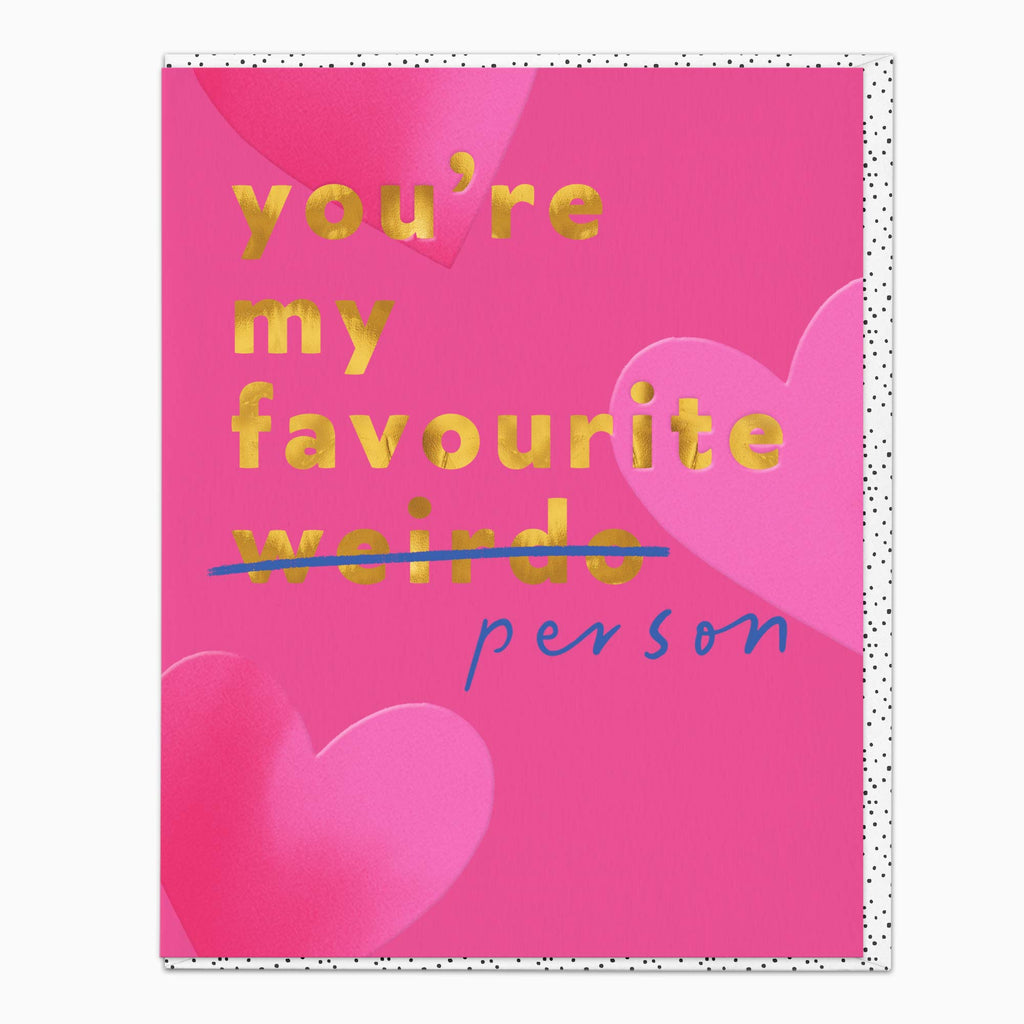 Greeting Card-G471 - You're My Favourite Person Card-Whistlefish