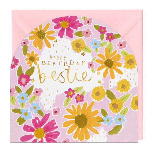 Greeting Card-G492 - Bestie Arch Birthday Card-Whistlefish