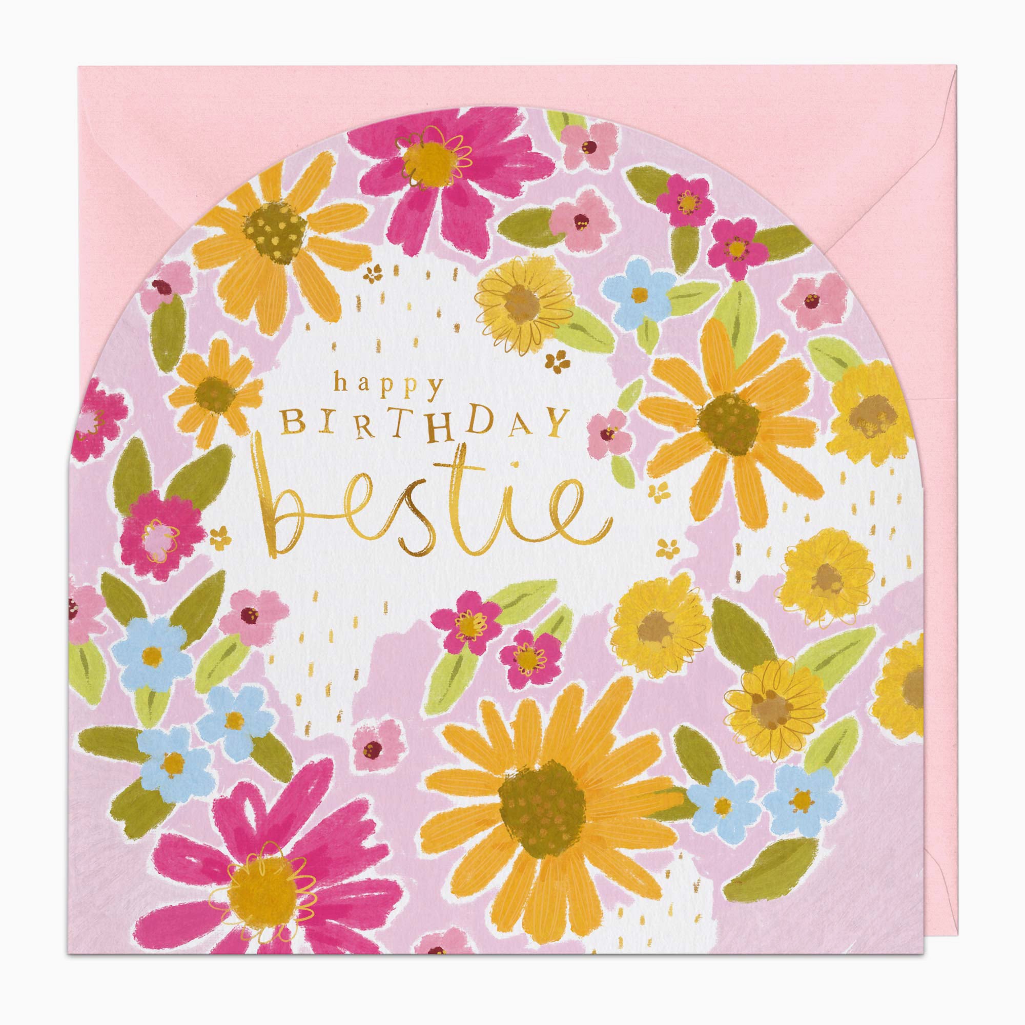 Greeting Card-G492 - Bestie Arch Birthday Card-Whistlefish