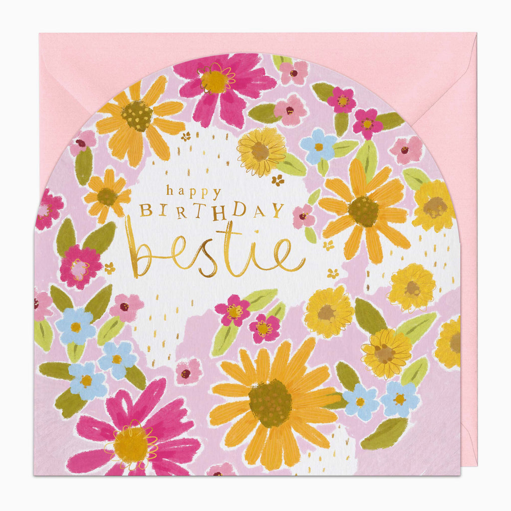 Greeting Card-G492 - Bestie Arch Birthday Card-Whistlefish