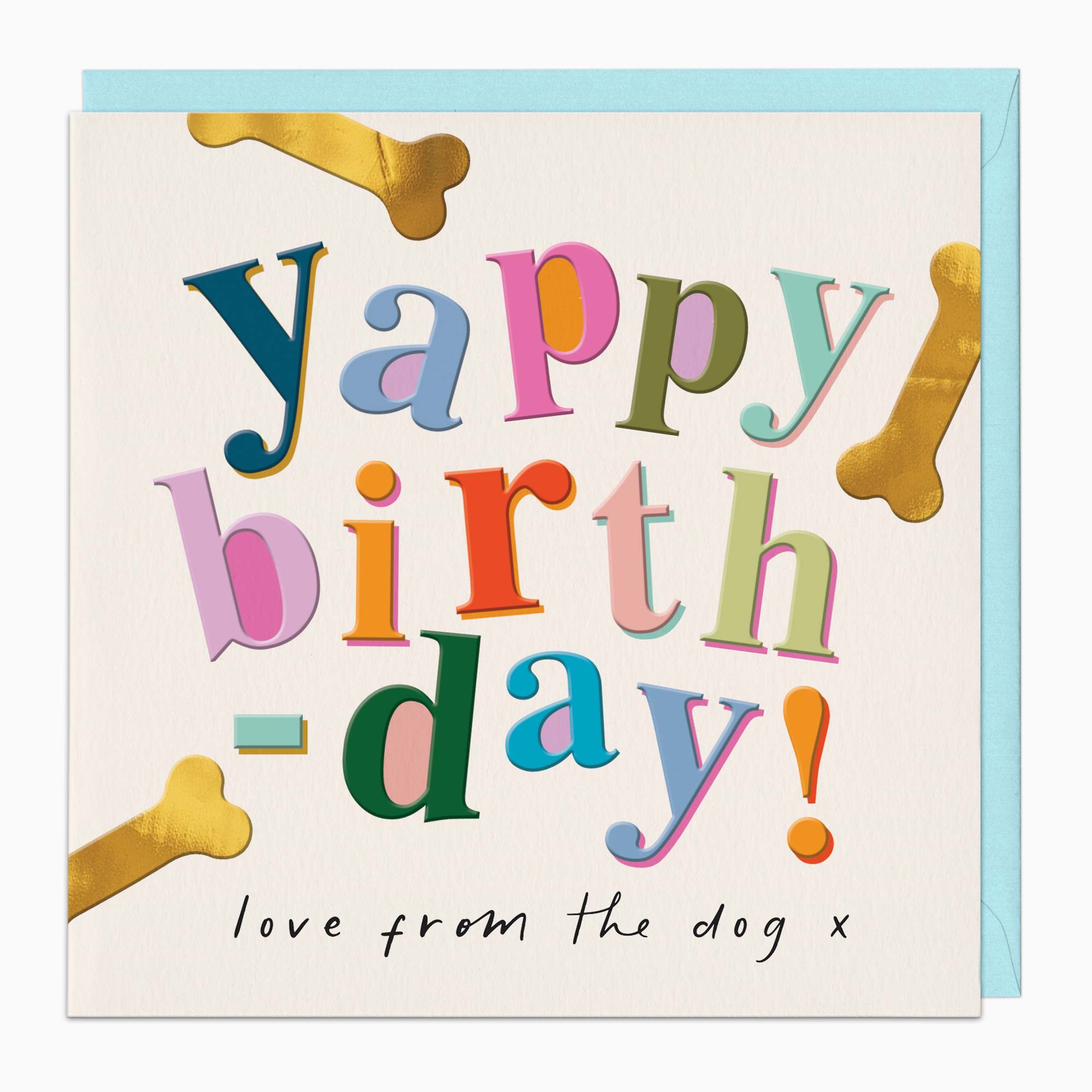 Greeting Card-G537 - Yappy Birthday Card-Whistlefish