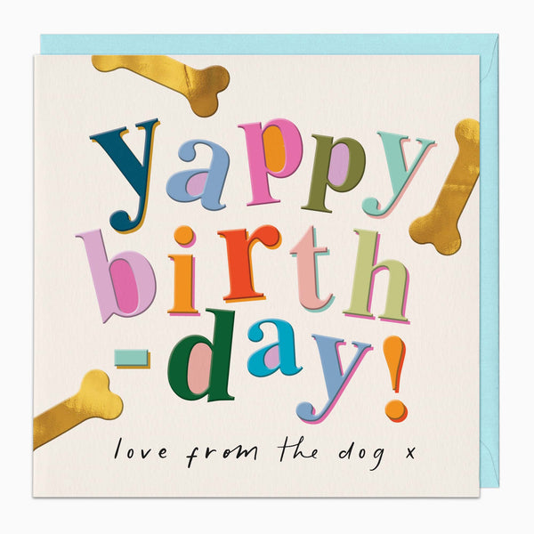 Greeting Card-G537 - Yappy Birthday Card-Whistlefish