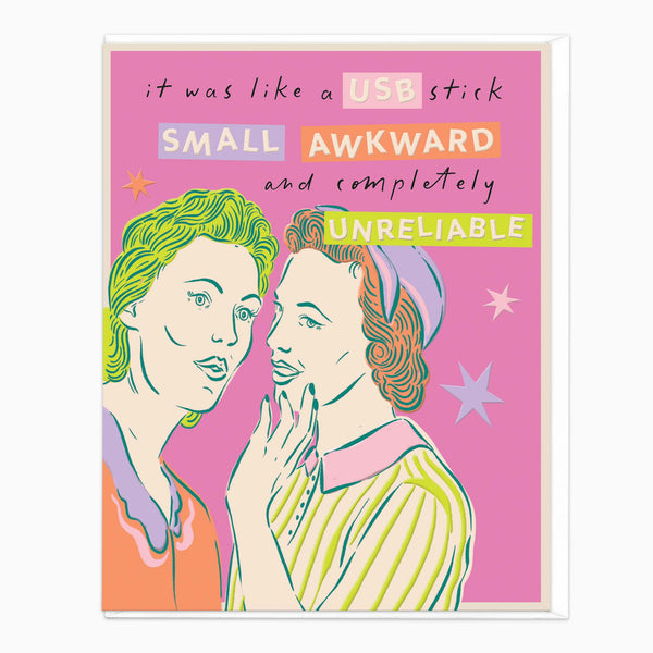 Greeting Card-J066 - USB Stick Card-Whistlefish