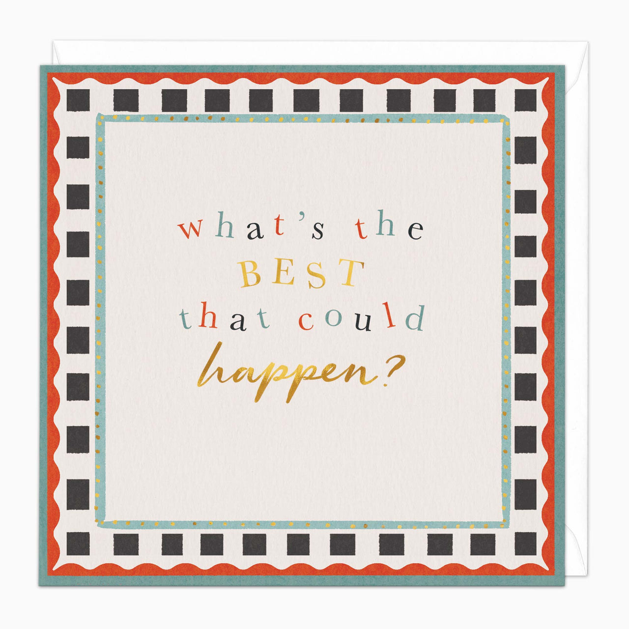 Greeting Card-J092 - What's the Best That Could Happen Card-Wildfish