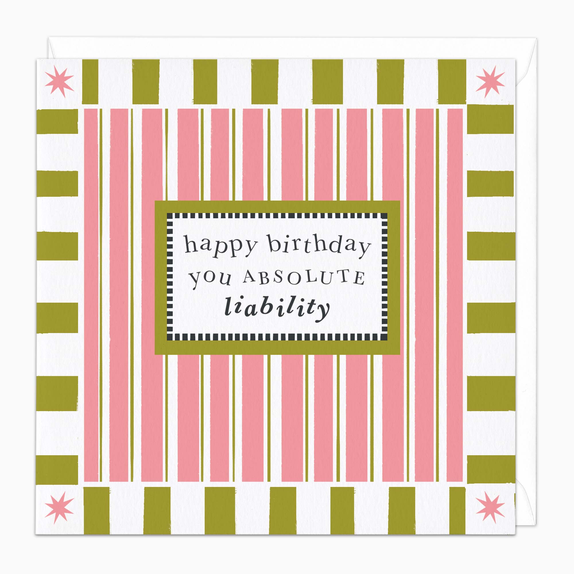 Greeting Card-J119 - Liability Birthday Card-Wildfish