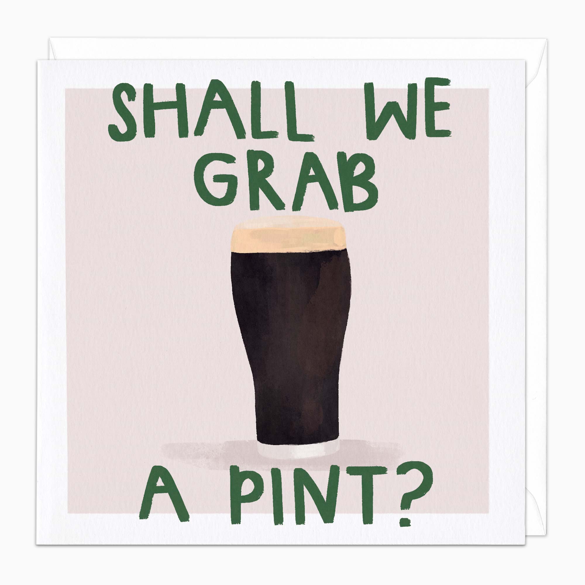 Greeting Card-J121 - Grab A Pint Card-Wildfish
