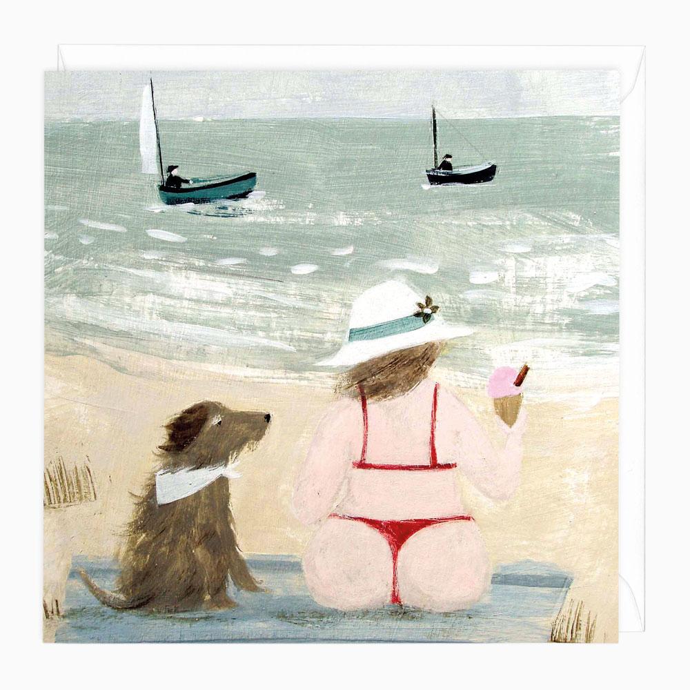 Greeting Card-W281 - Winds Getting Up Card-Hannah Cole