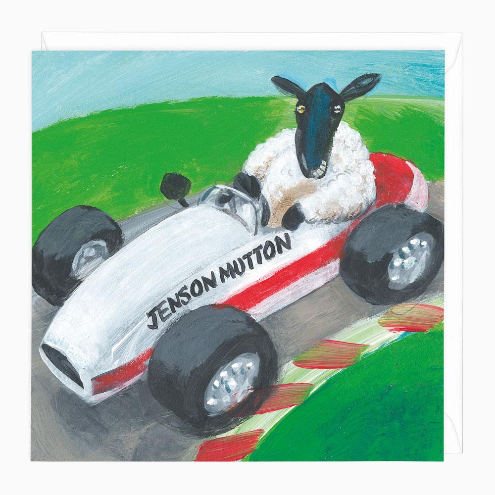 Greeting Card-W311 - Jenson Mutton Humorous Art Card-Gerry Plumb