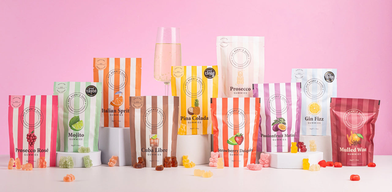 Gummy Sweets-5060736013915 - Passionfruit Martini Gummy Bears-Ask Mummy & Daddy