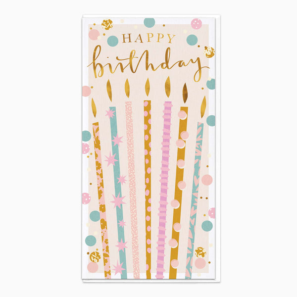 H181 - Tall Candles Birthday Card