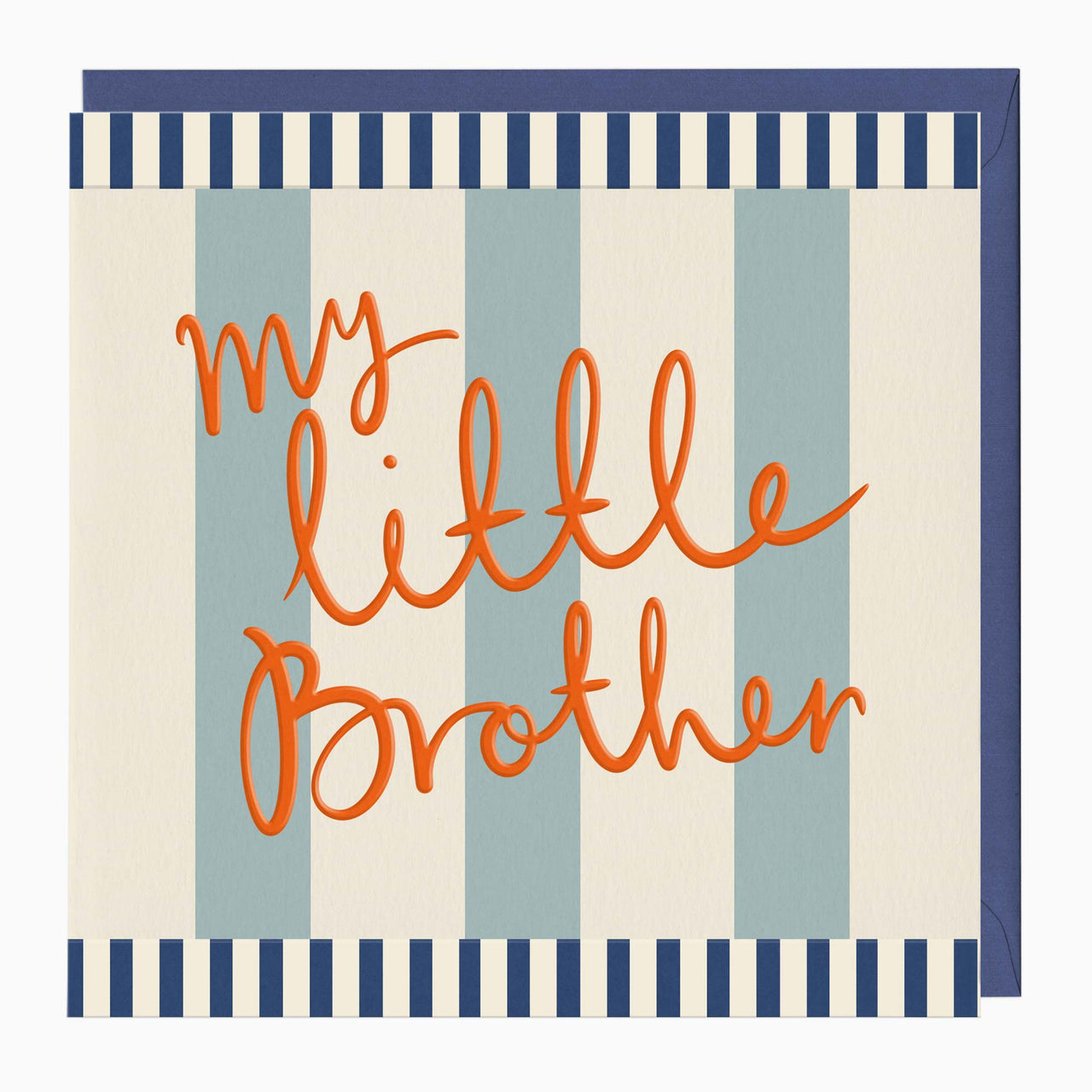 Greeting Card-H278 - My Little Brother Card-Whistlefish