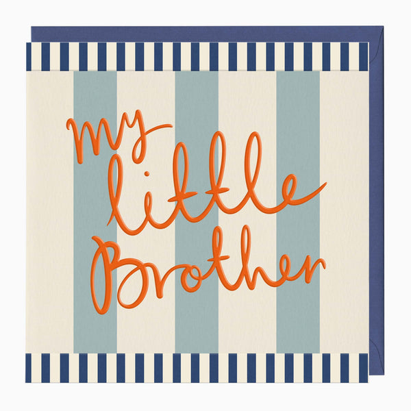 H278 - My Little Brother Card