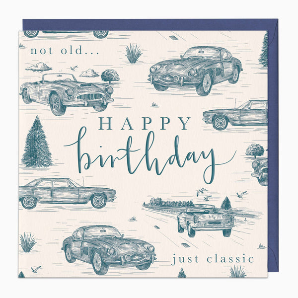 H351 - Classic Cars Birthday Card
