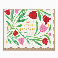 Greeting Card-H432 - Yay You're Engaged Card-Whistlefish