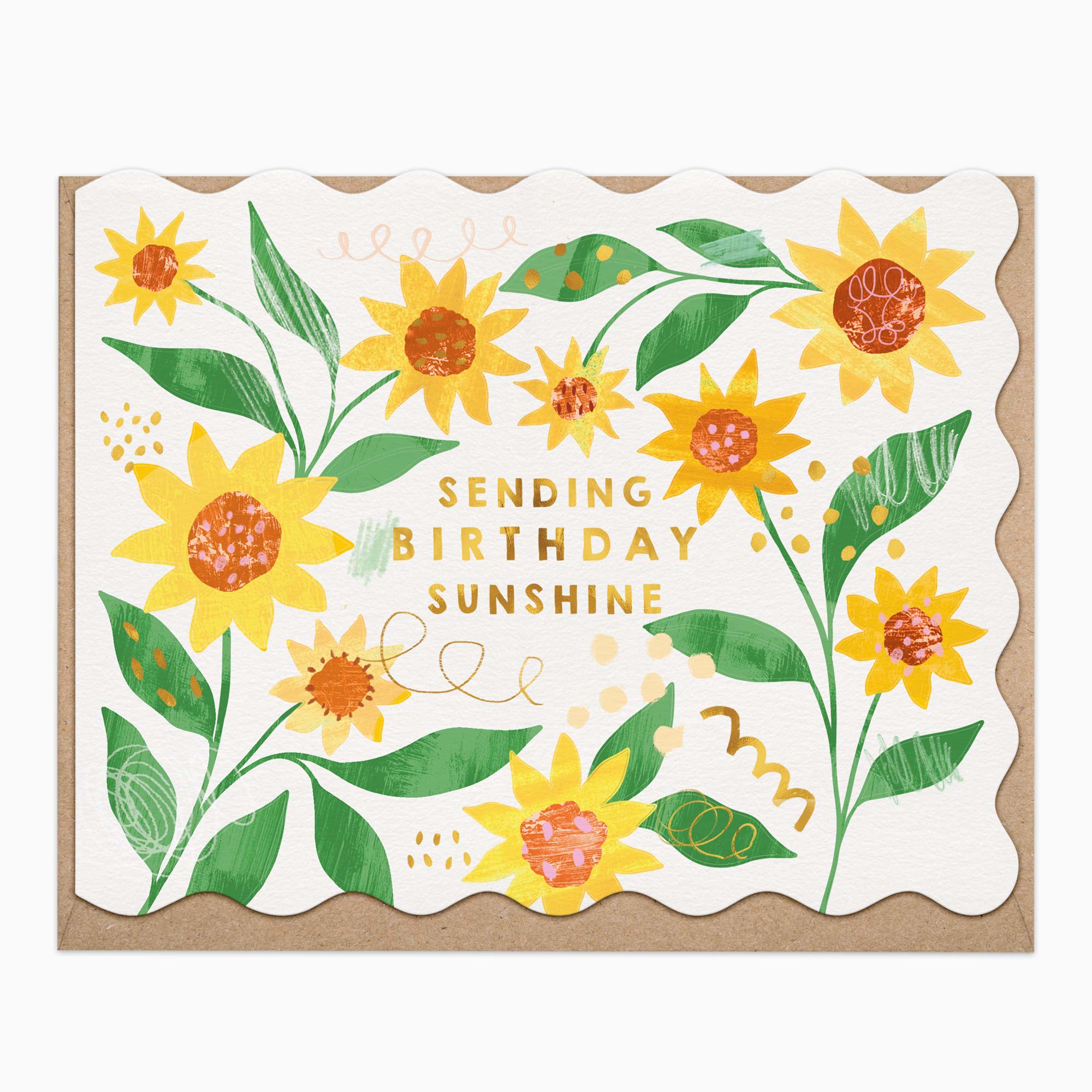 H437 - Sunflower Sunshine Birthday Card