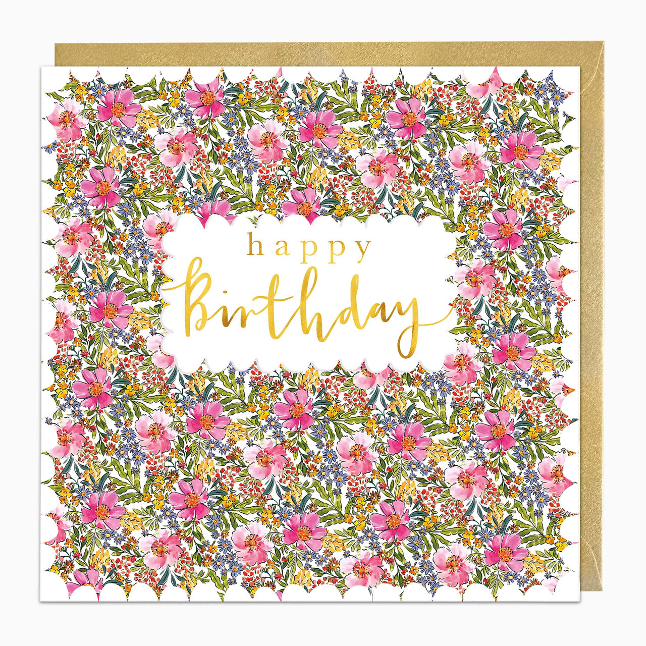 H442 - Summer Posy Birthday Card
