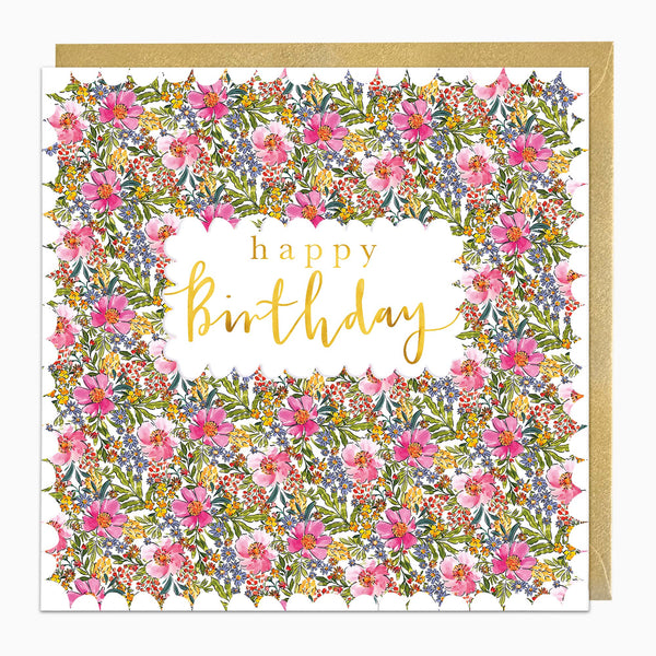 H442 - Summer Posy Birthday Card
