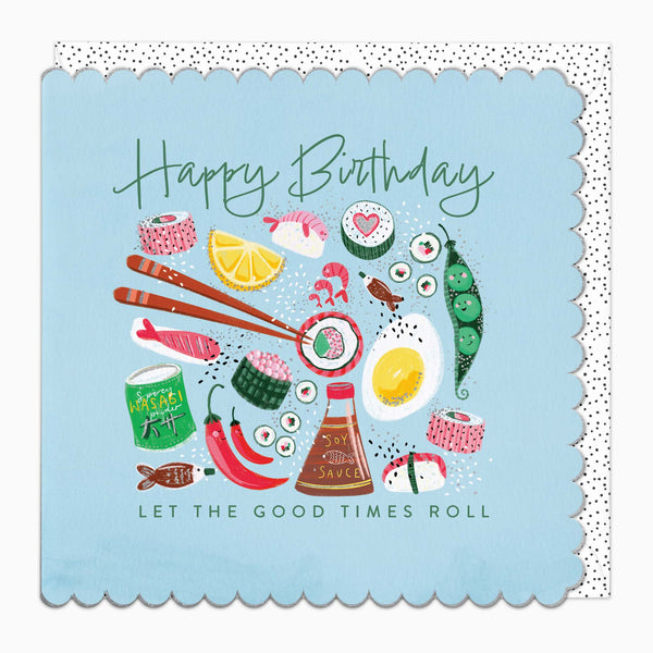 H482 - Good Times Roll Birthday Card
