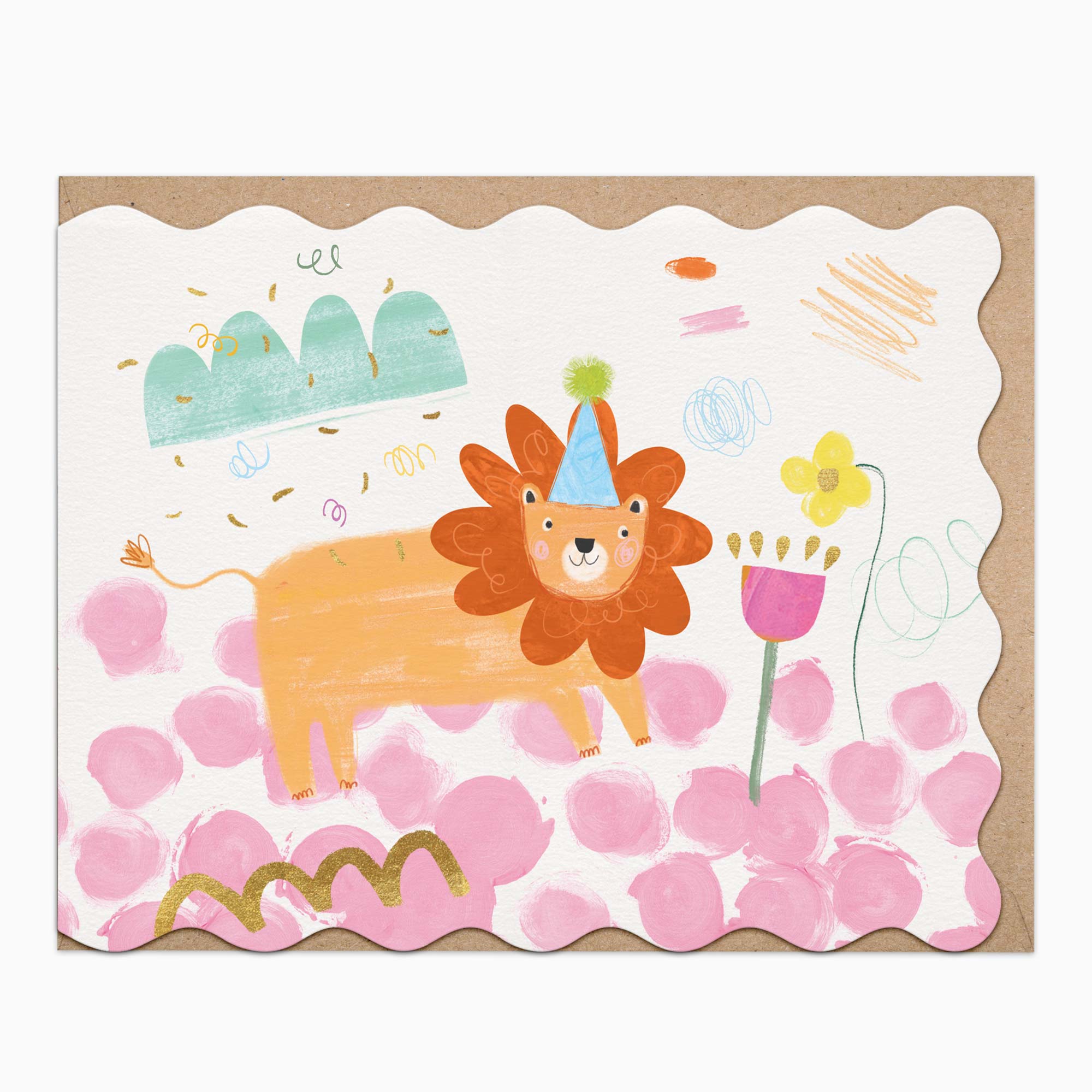 H496 - Little Lion Garden Card