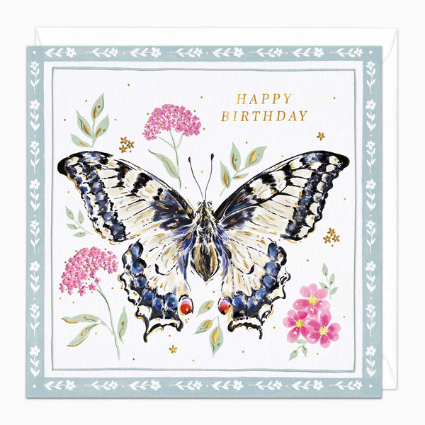 H530 - Swallowtail Butterfly Birthday Card
