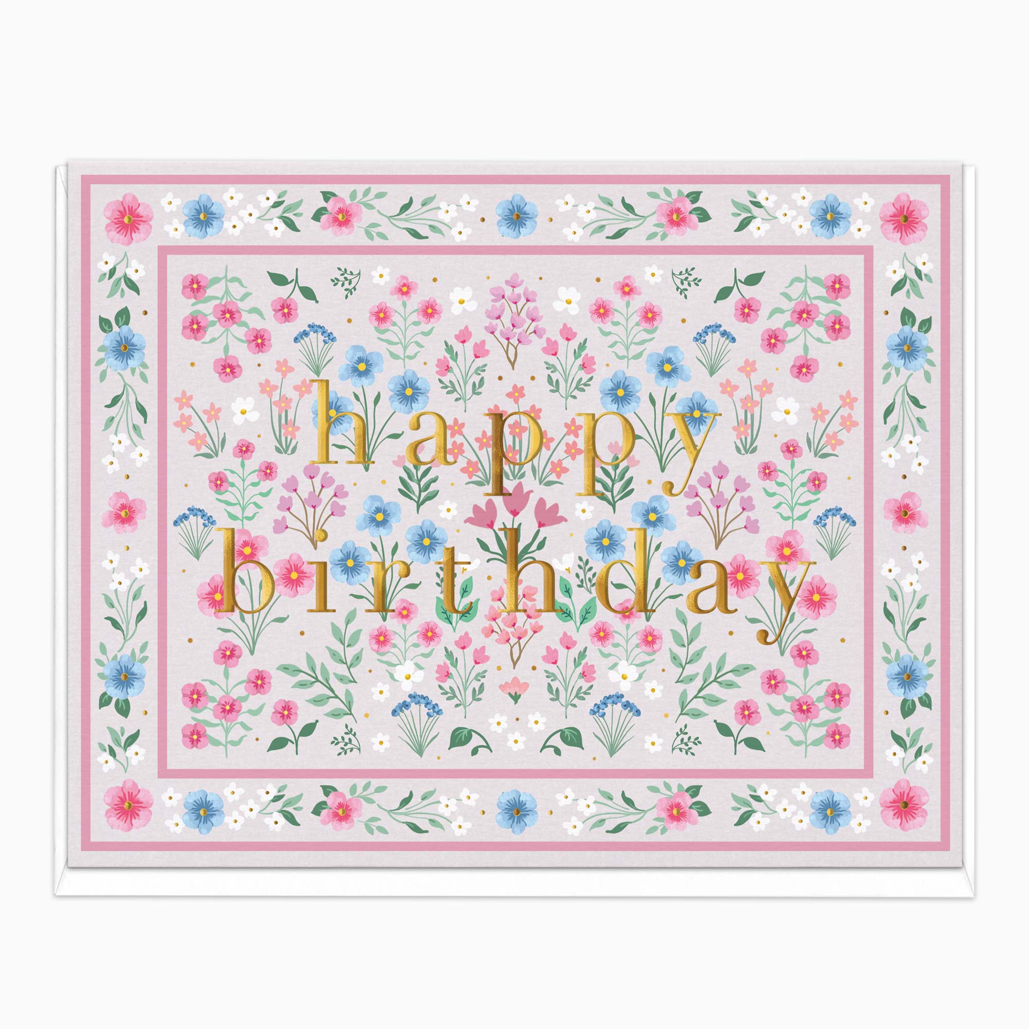 H545 - Blossom Tapestry Birthday Card