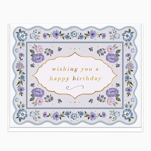 H547 - Lilac Meadow Birthday Card