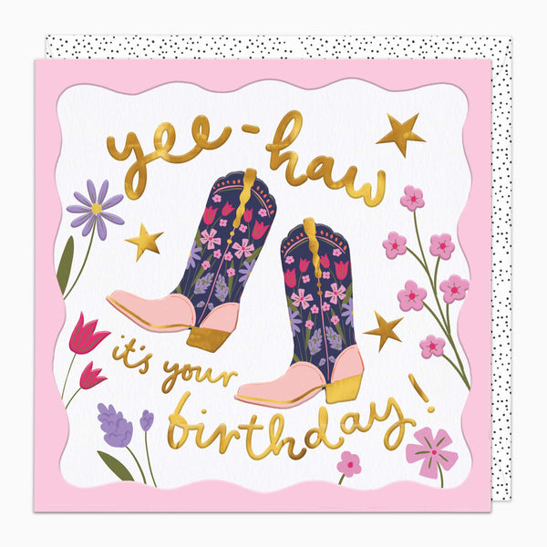 H580 - Yee-Haw Birthday Card