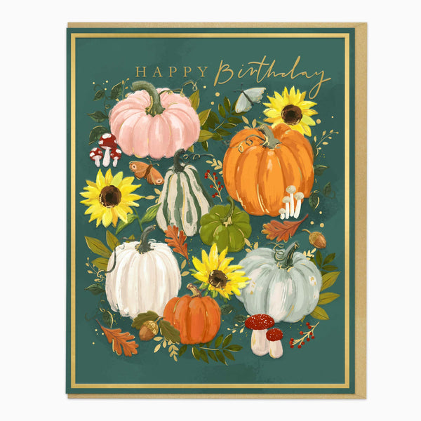 H587 - Pumpkin Patch Birthday Card
