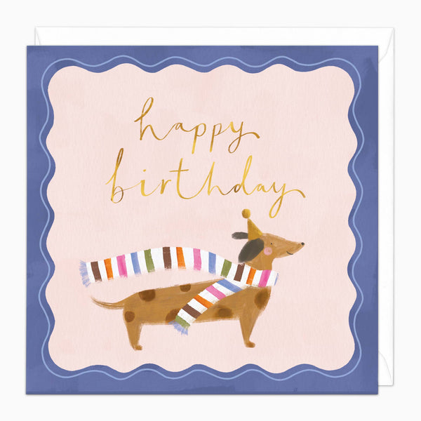 H619 - Dachshund Birthday Card