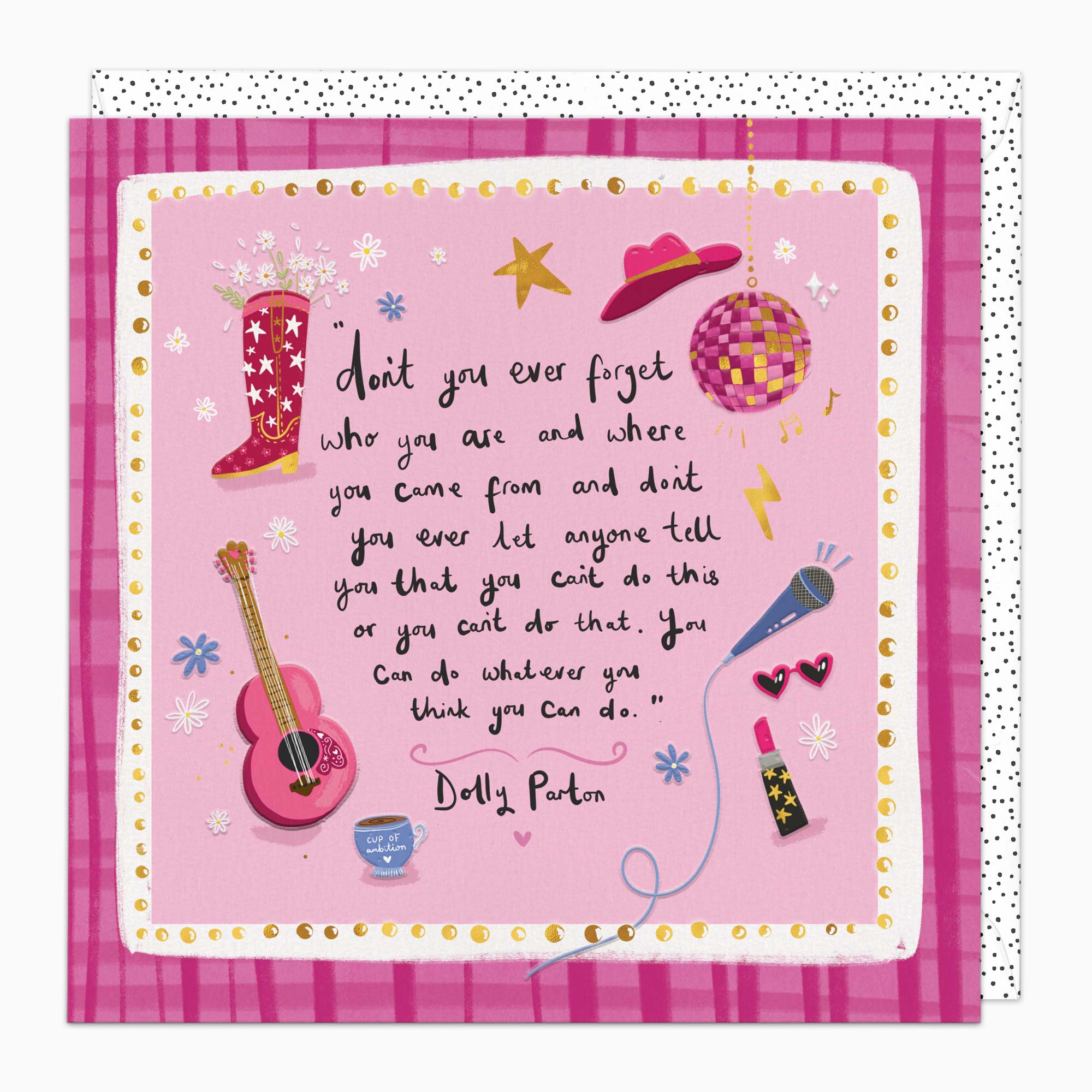 H621 - Dolly's Words of Wisdom Card