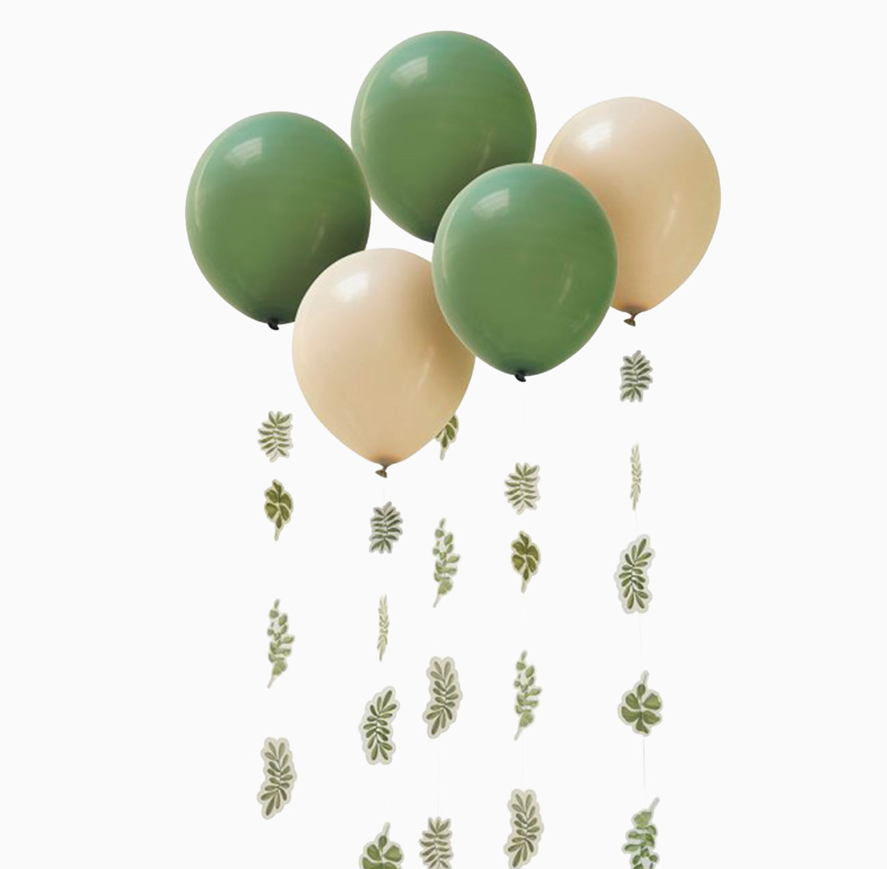 Balloons-HBBP109 - Botanical Pack of 5 12" Balloons-Hootyballoo
