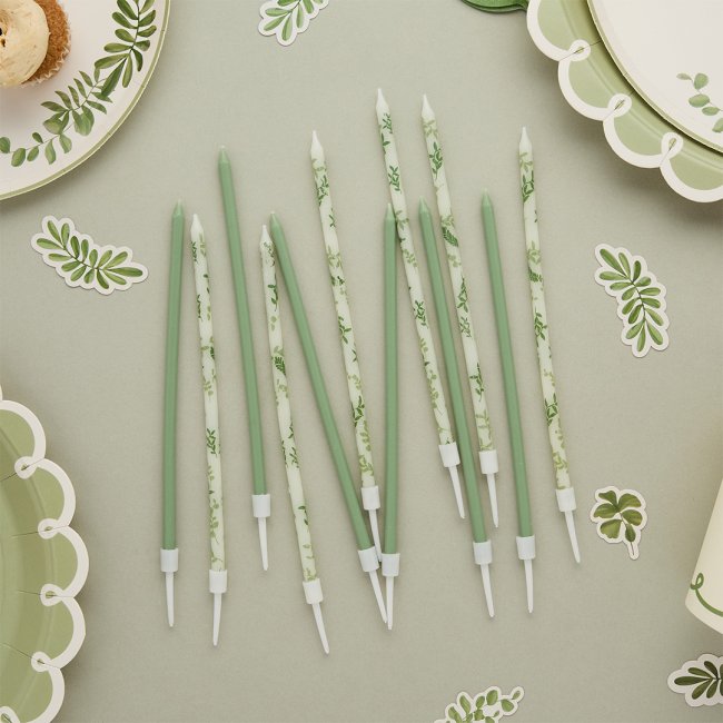 Party Candle-HBBP110 - Botanical Tall Skinny Candles-Hootyballoo