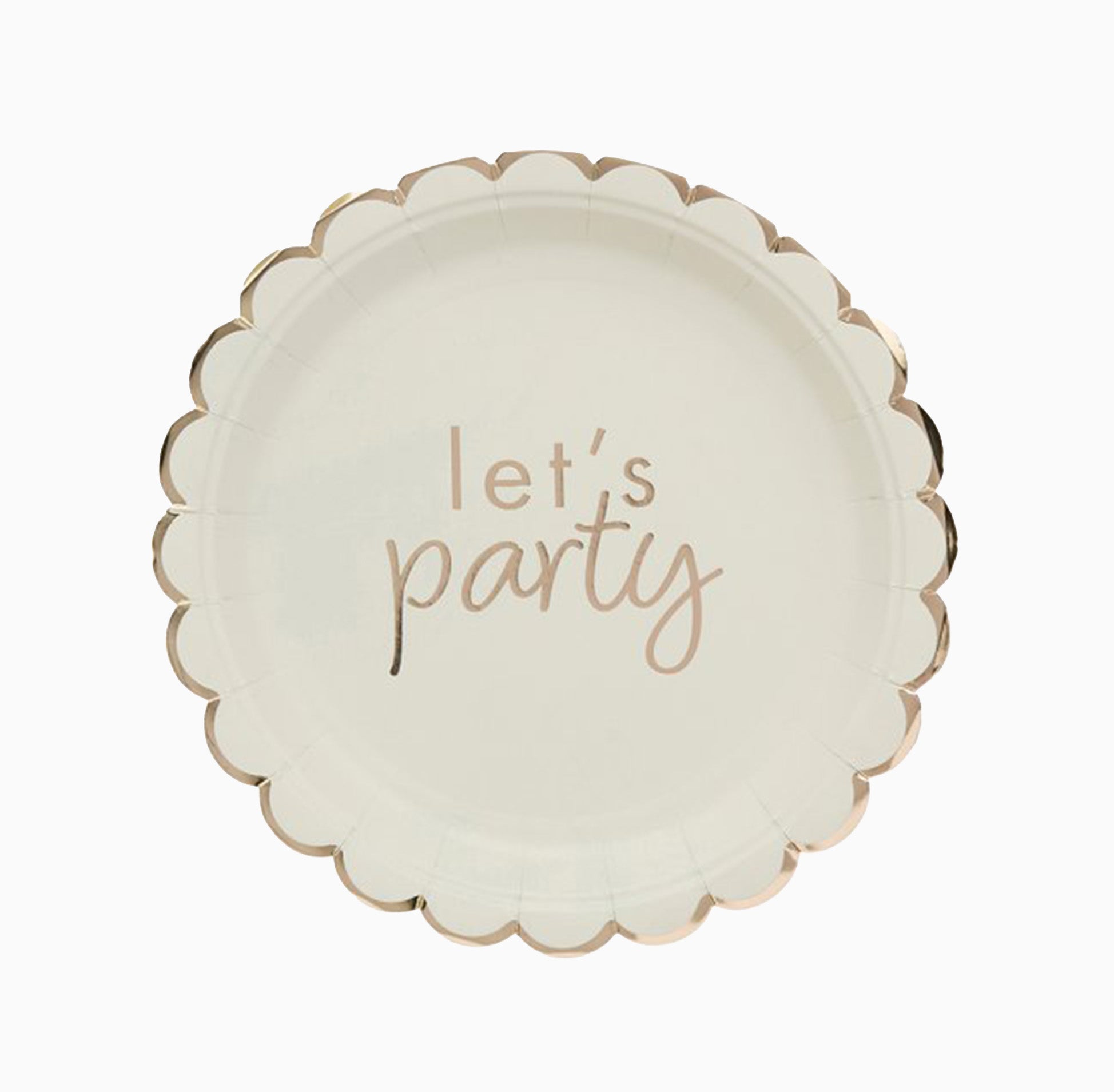 HBBW102 - Let's Party Paper Plates 8 Pack