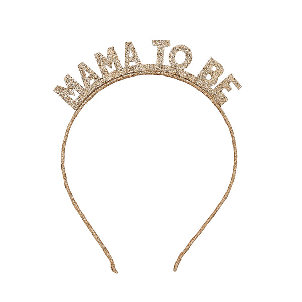 Headband - HBHO119 - Gold 'Mama To Be' Glitter Headband - Gold 'Mama To Be' Glitter Headband - Whistlefish