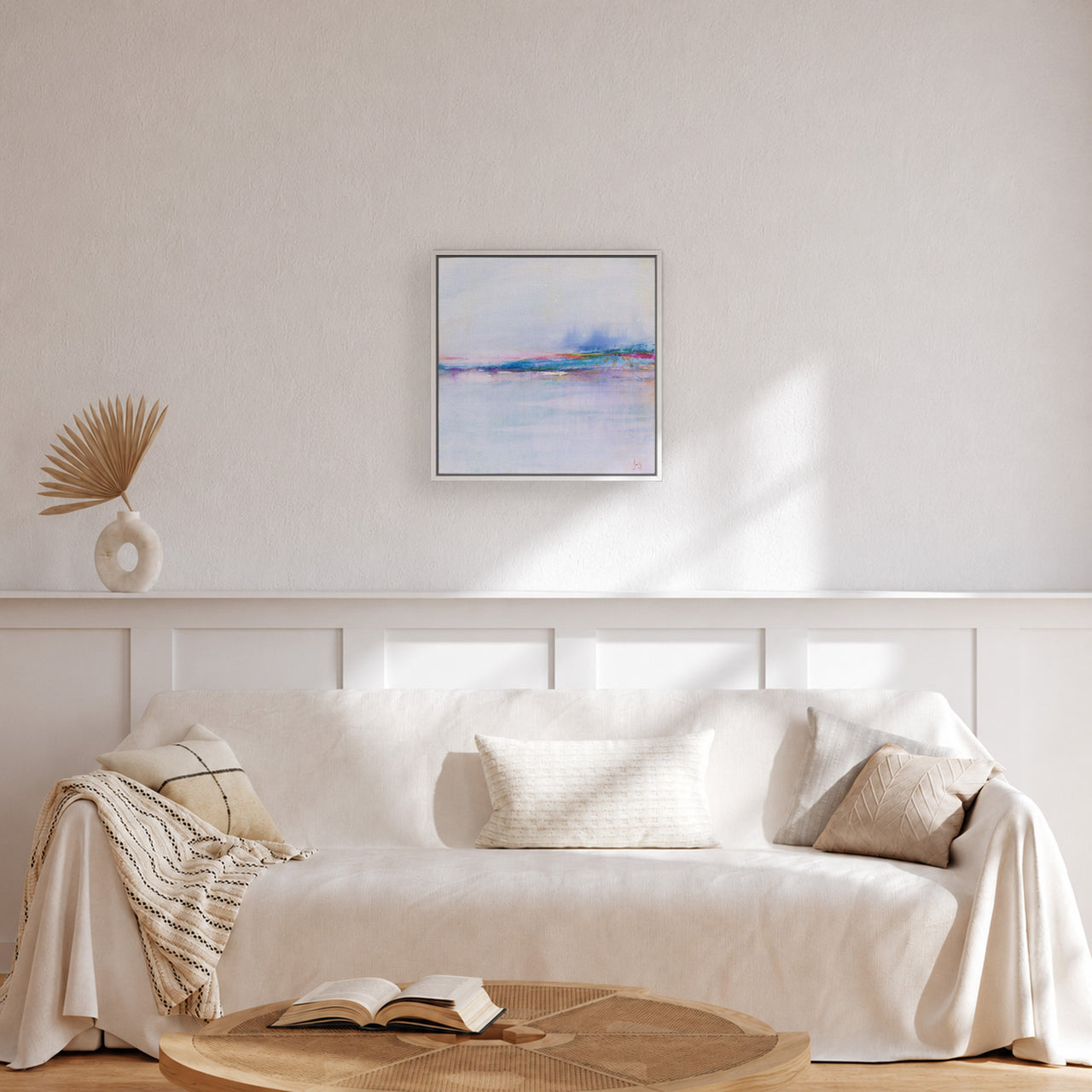 Framed Canvas-ICC128F - Shoreline Framed Canvas-Iris Clelford