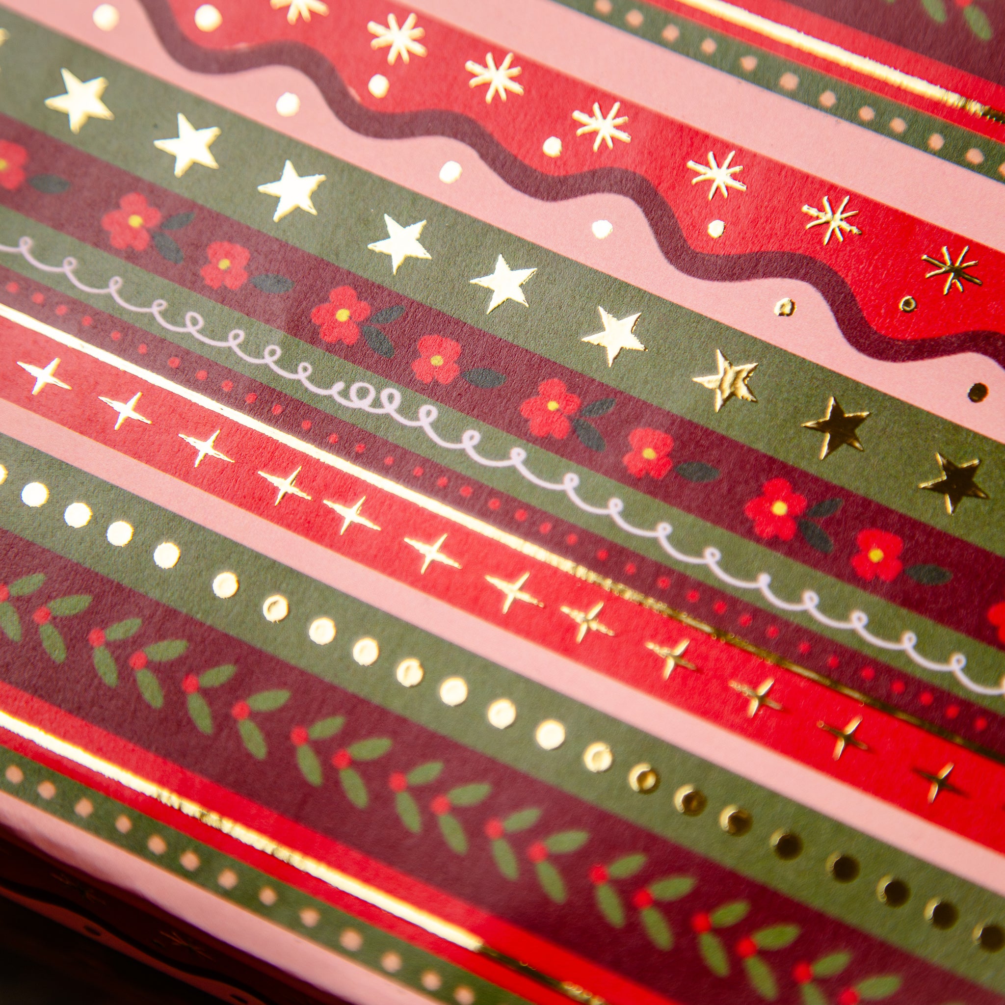 FCWP006 - Christmas Tidings Foiled Wrapping Paper