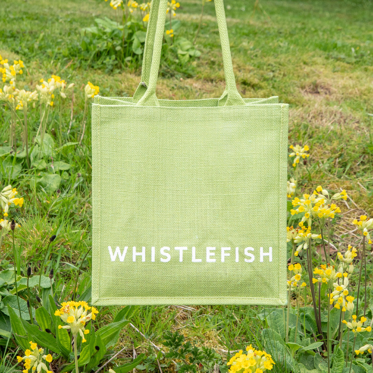 Small Jute Bag-JB221 - Moss Small Jute Bag-Whistlefish