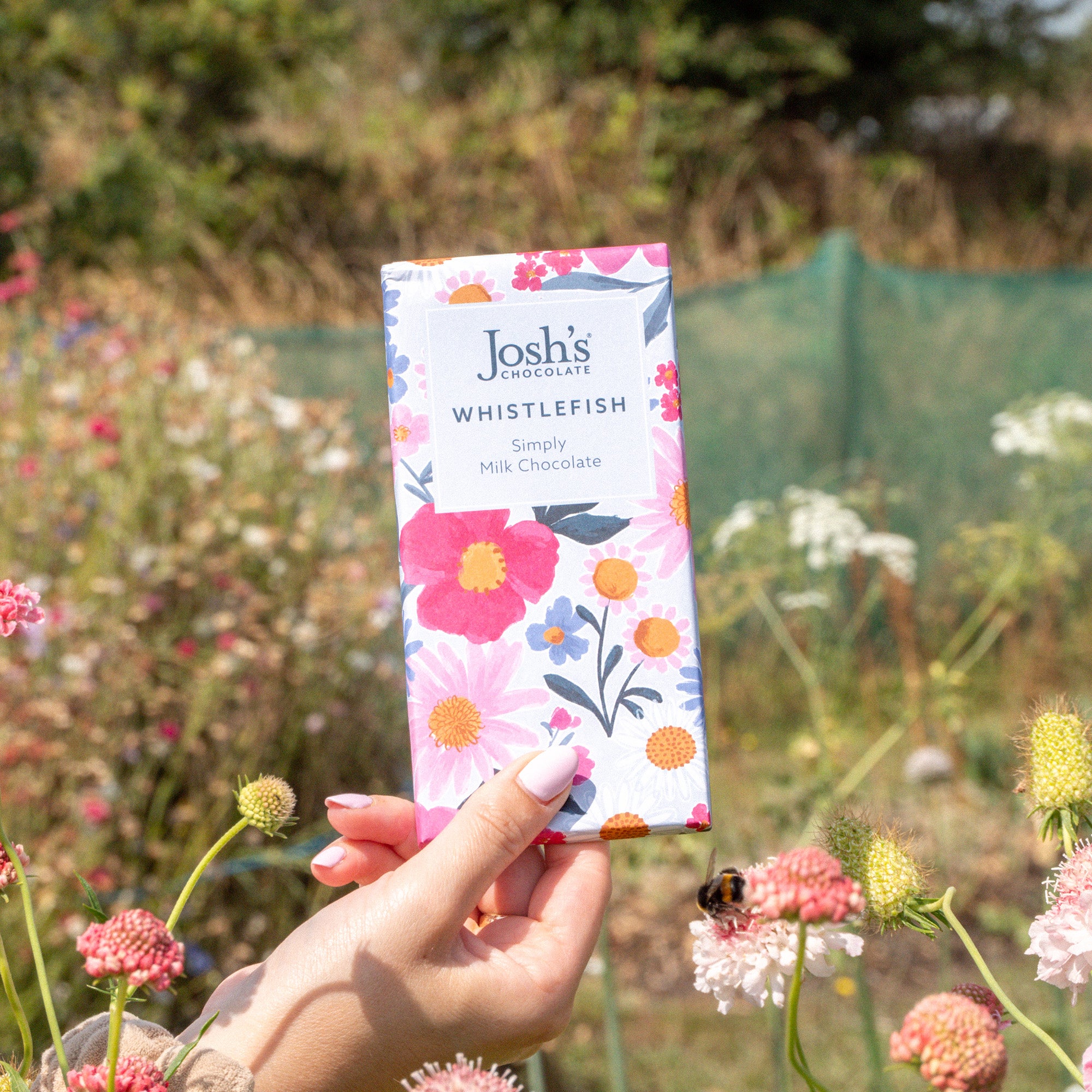 Bold Blooms Simply Milk Chocolate - Whistlefish