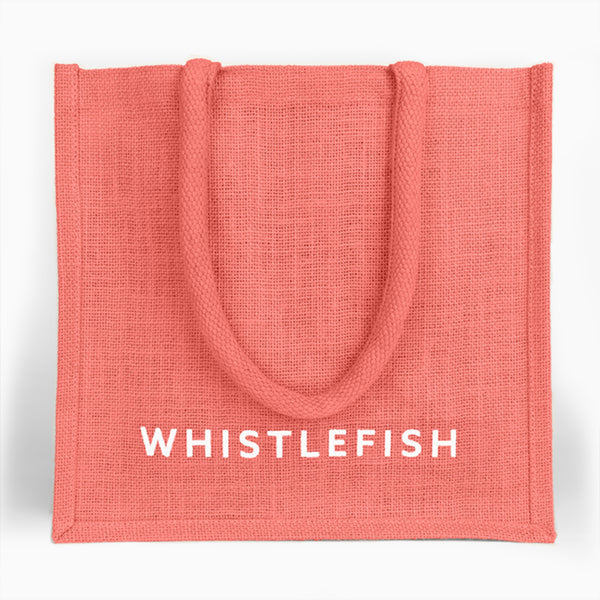 Jute Bag-JB187 - Lobster Small Jute Bag-Whistlefish