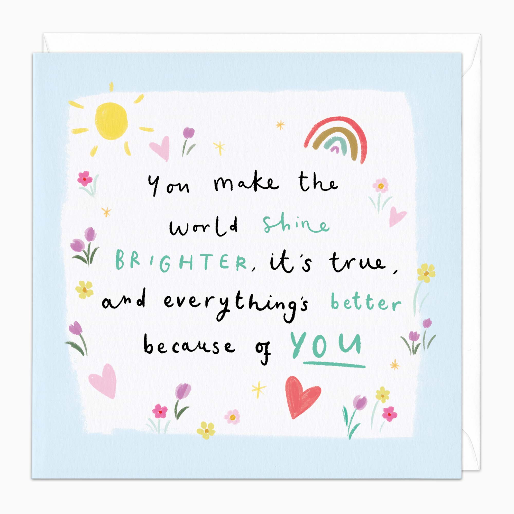 Greeting Card-K001 - Everything's Better Card-Whistlefish