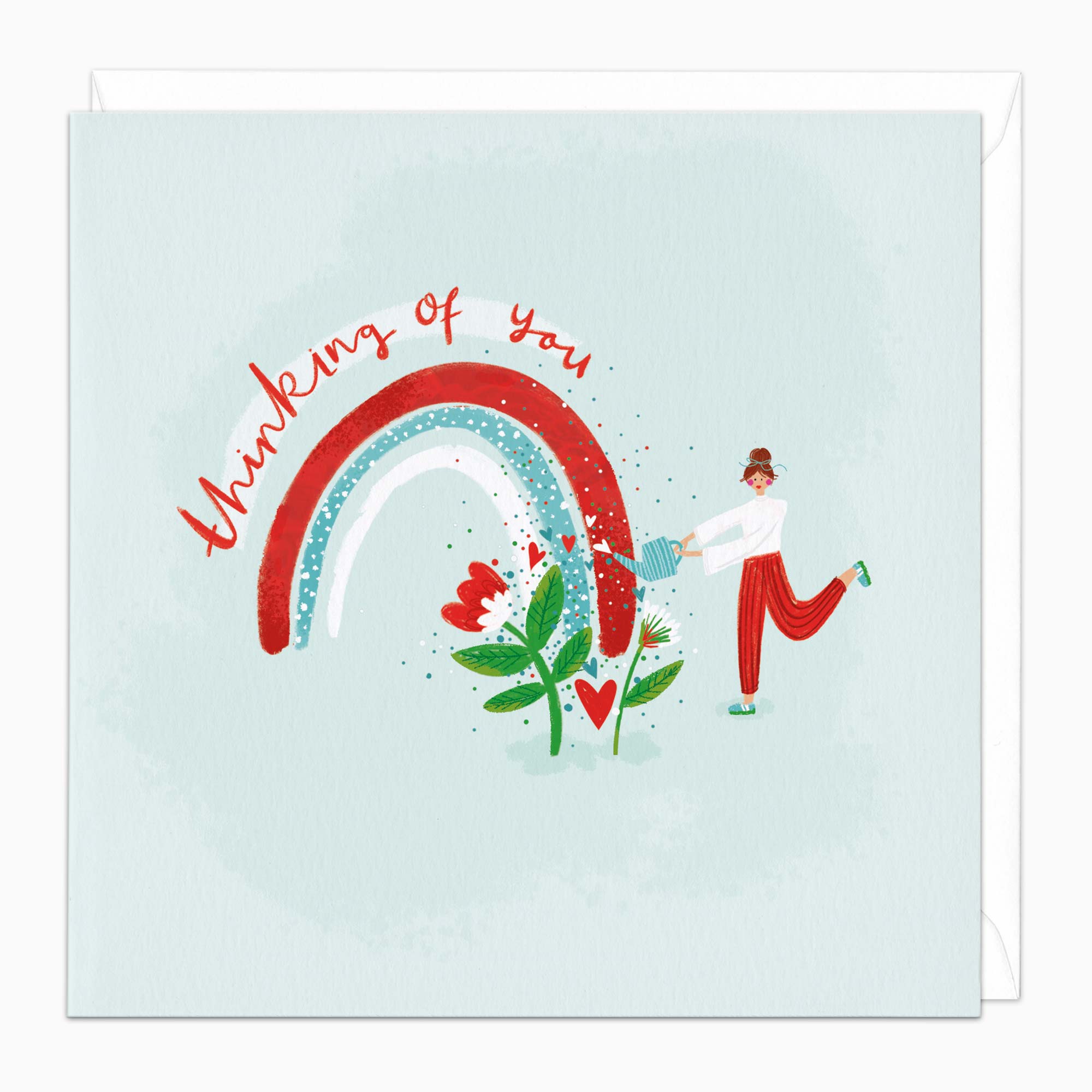 Greeting Card-K002 - Thinking Of You Rainbow Card-Whistlefish