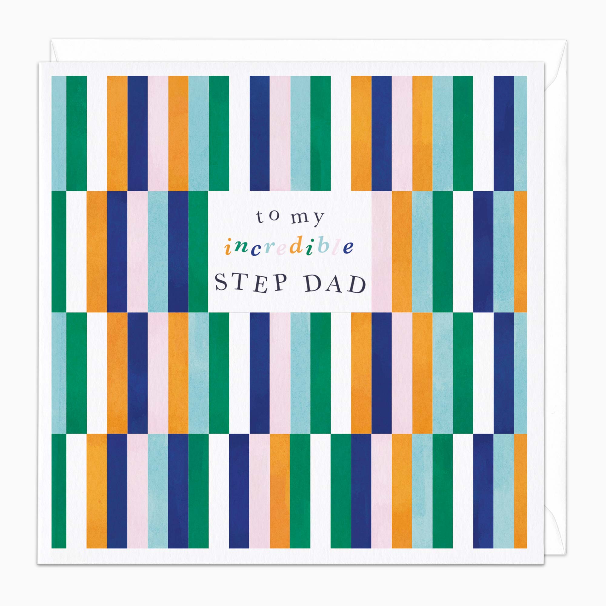 Greeting Card-K011 - Incredible Step Dad Card-Whistlefish