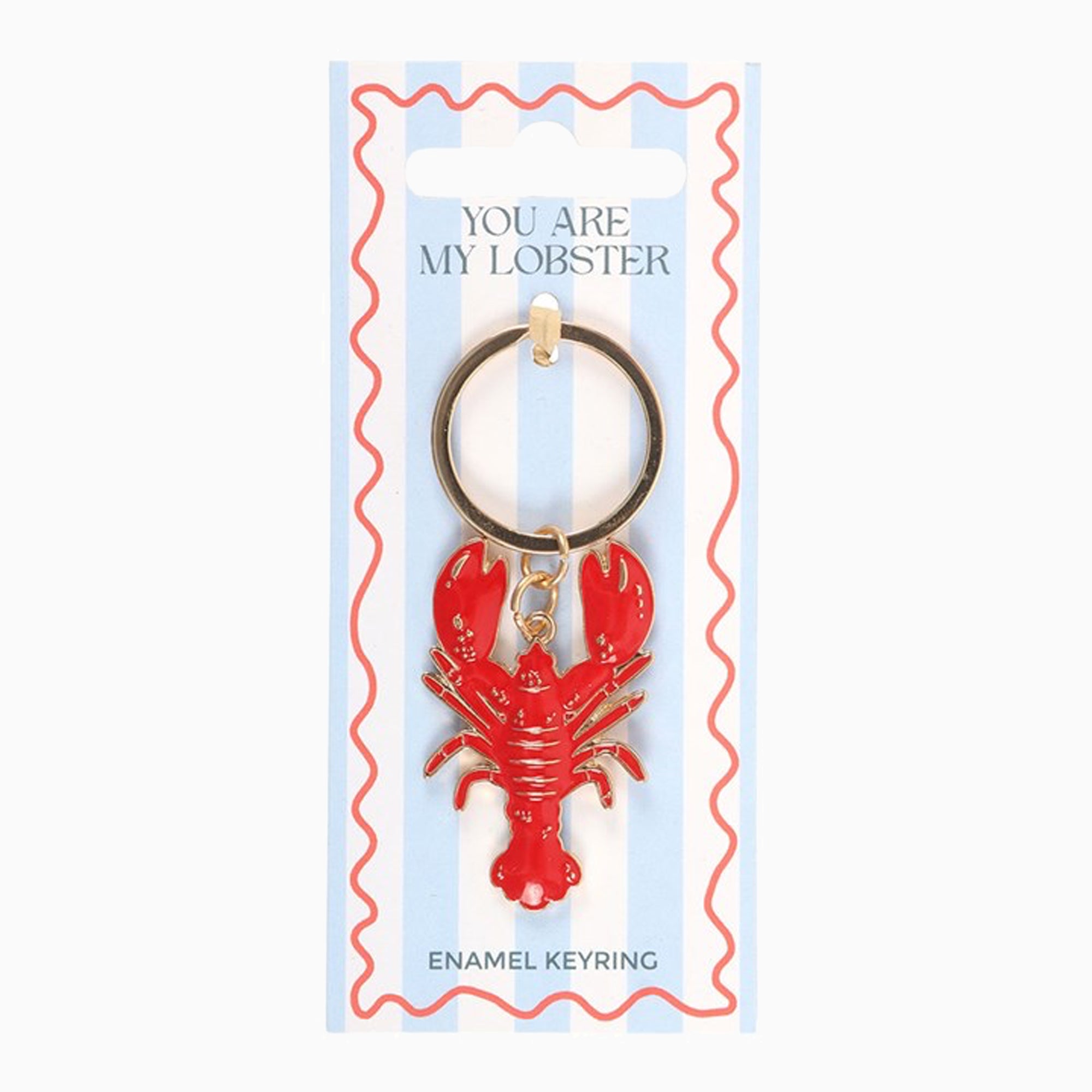 Keyring-HT_97726 - You Are My Lobster Keyring-Something Different Wholesale