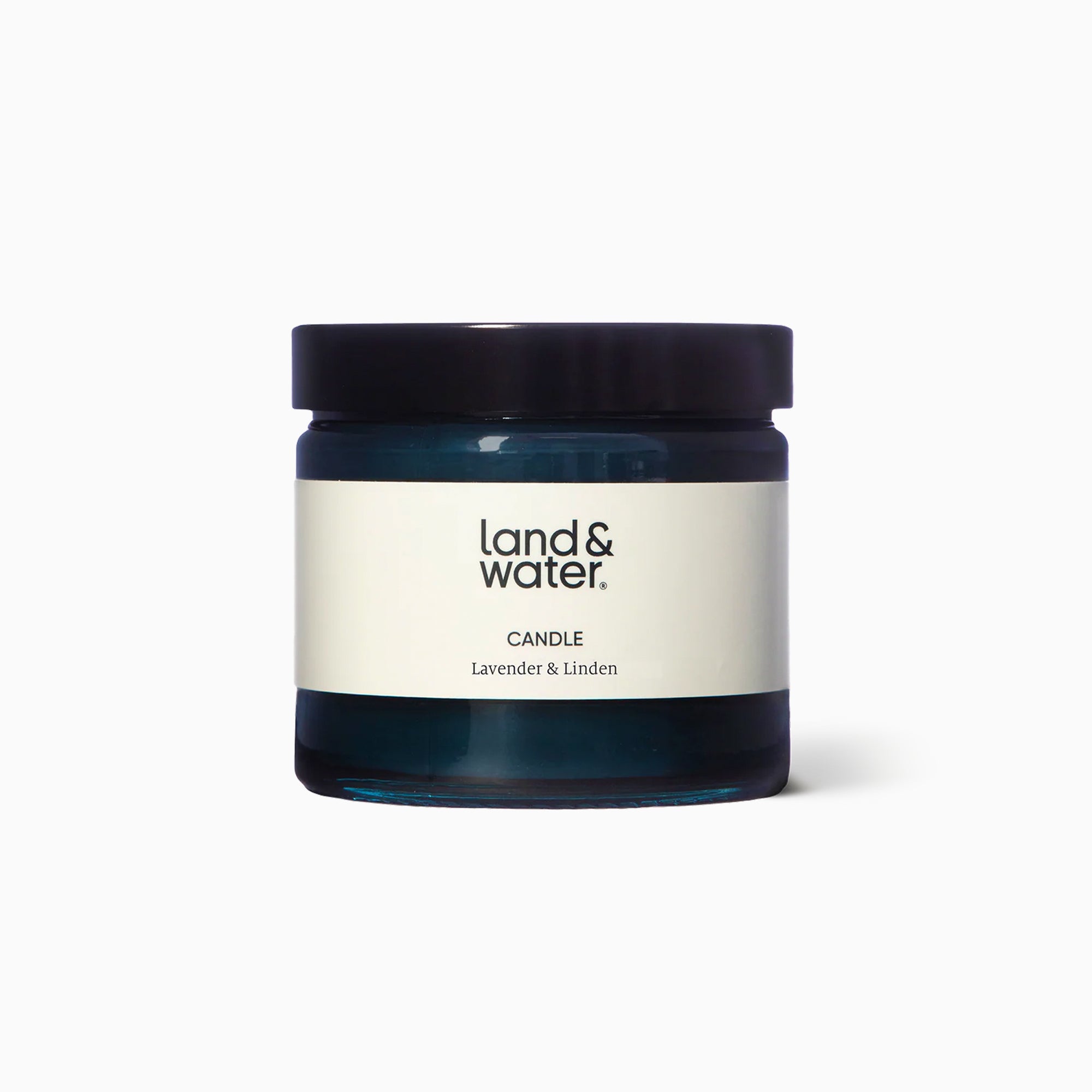 Candle-LWCANLL - Natural Wax Lavender & Linden Candle-Land & Water