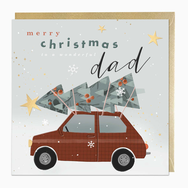 LZ025 - Wonderful Dad Luxury Christmas Card