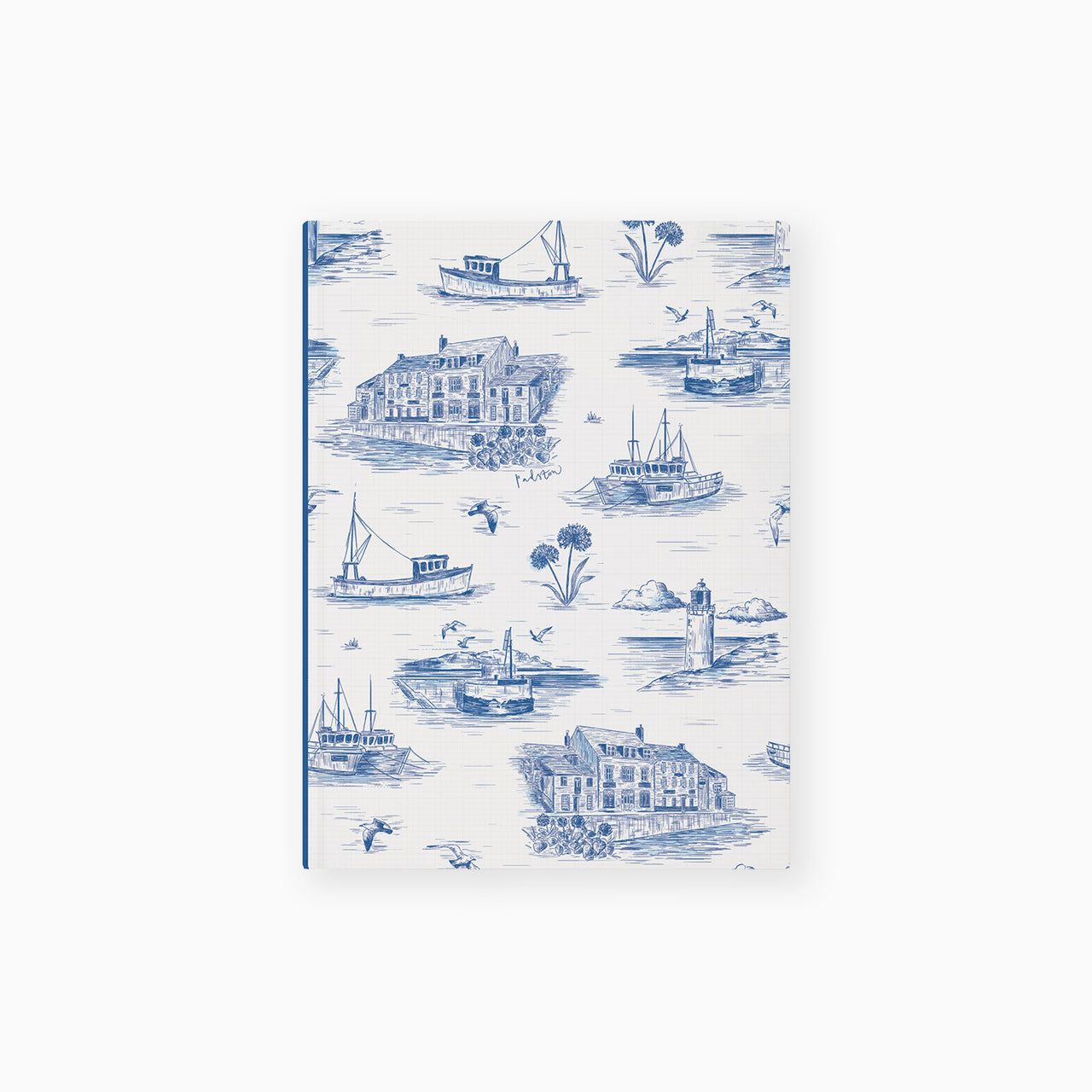 Notebook-WNB58 - Padstow Toile Notebook-Whistlefish