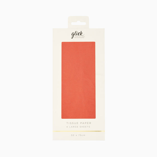Tissue Paper-TP13 - Plain Orange Tissue Paper-Glick