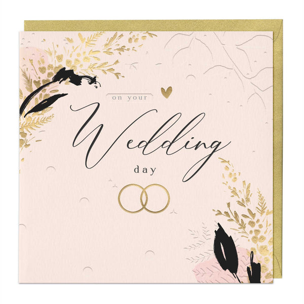 Luxury Card - LN011 - Blissful Nuptials Wedding Luxury Card - Blissful Nuptials Wedding Card - Whistlefish